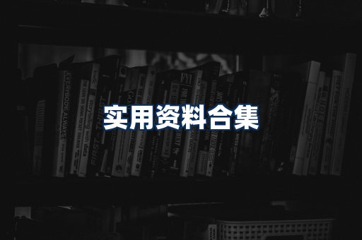 实用PDF资料展示